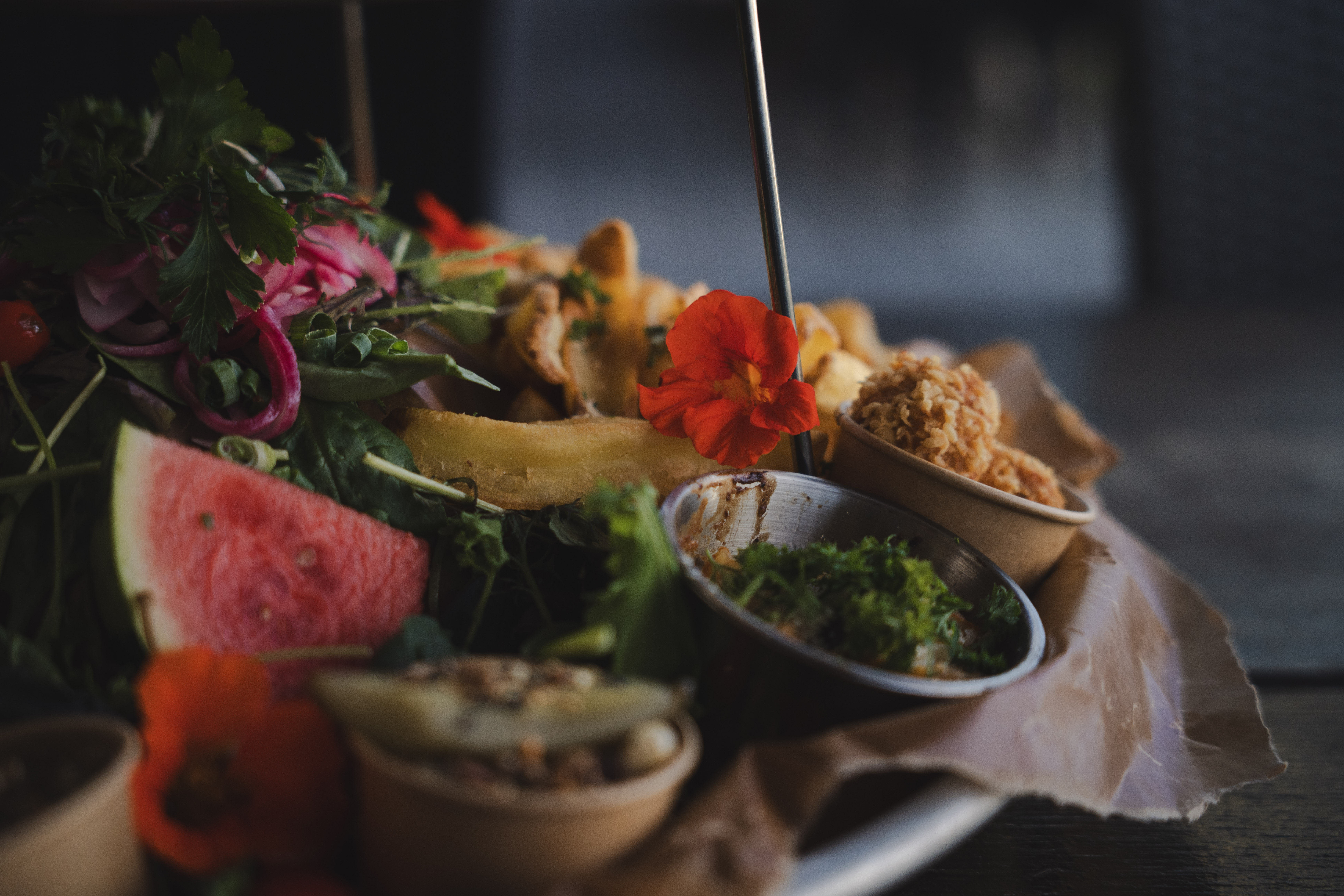 Middag i restaurangen på Kungshaga