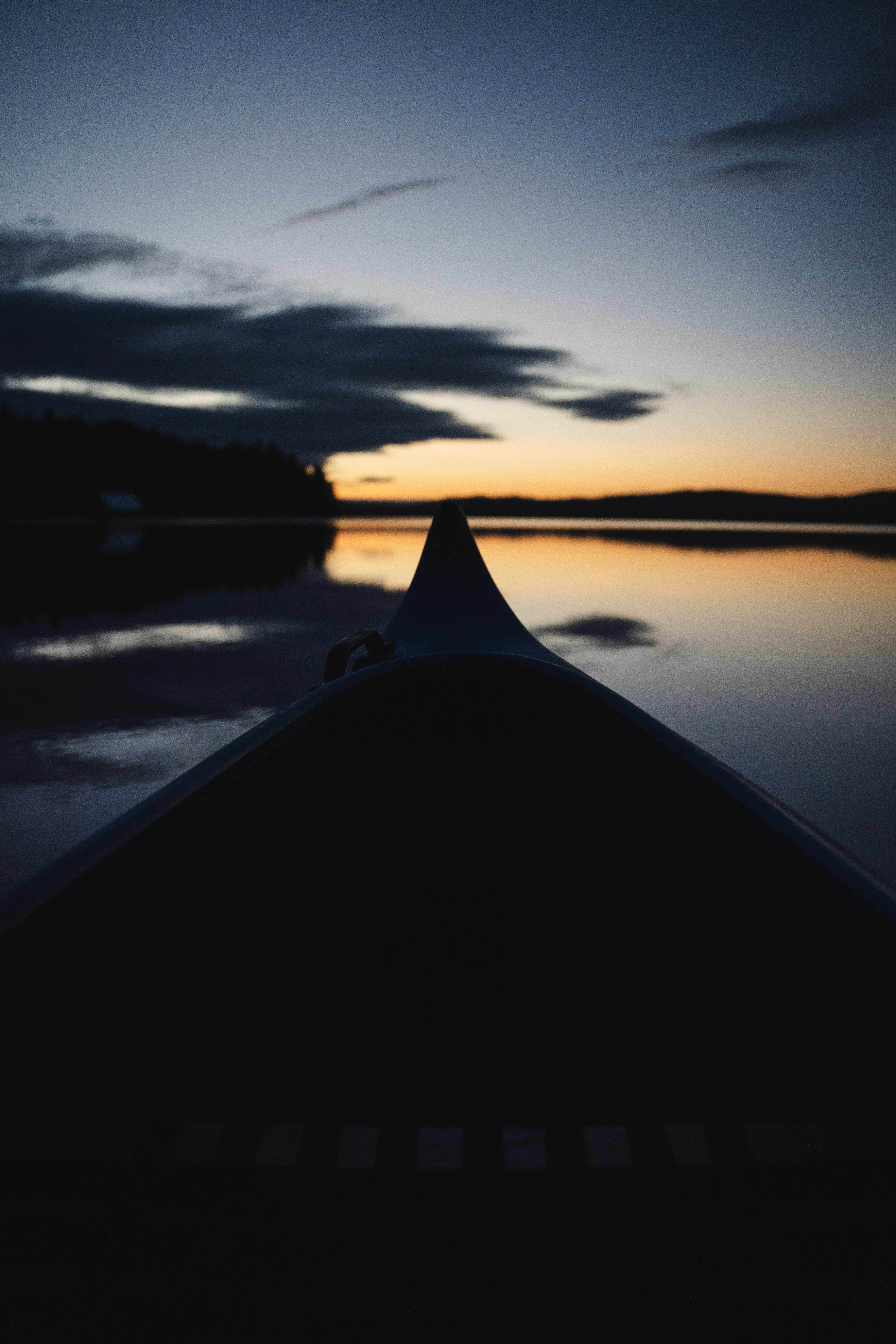 Paddling på Orsasjön