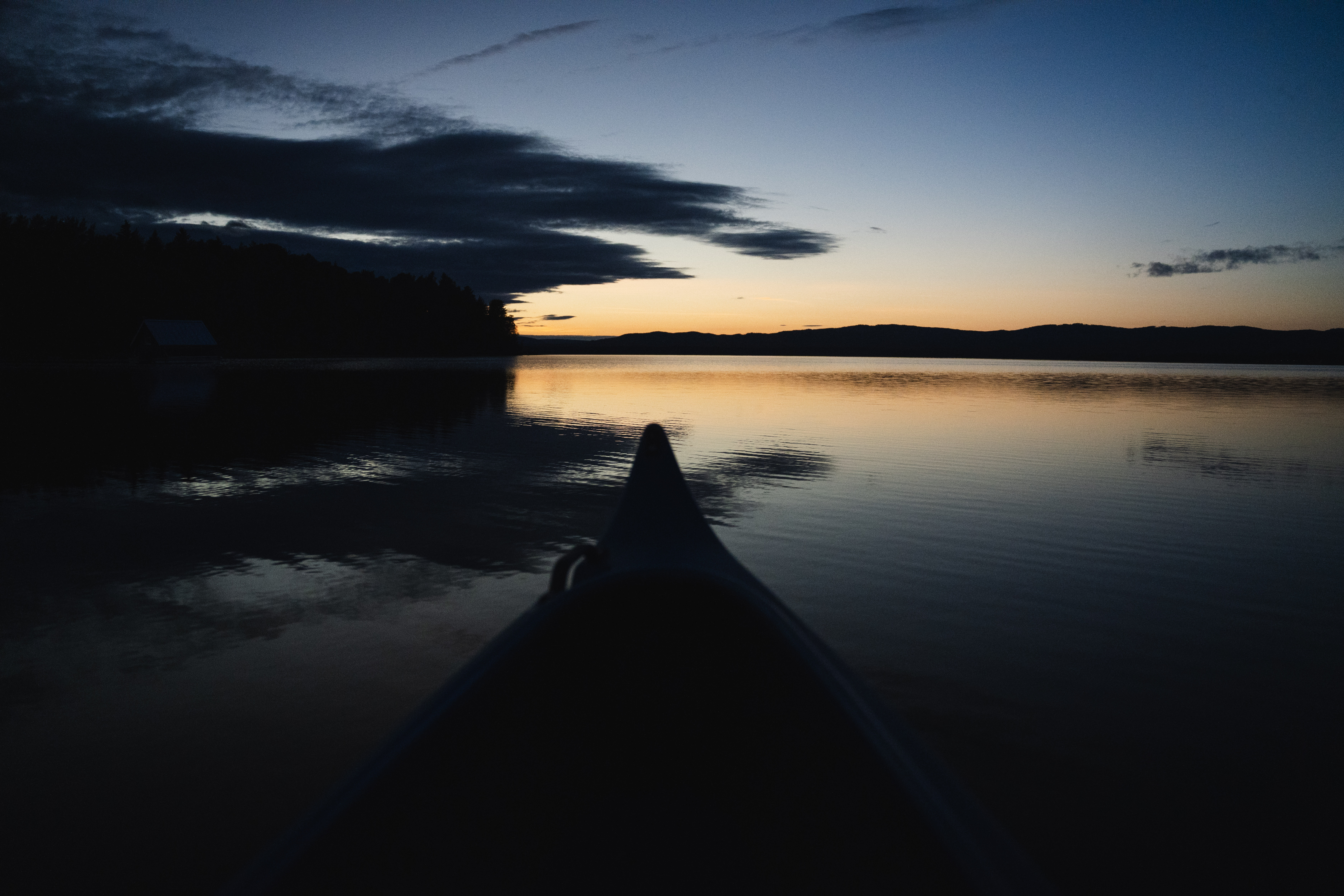 Paddling på Orsasjön